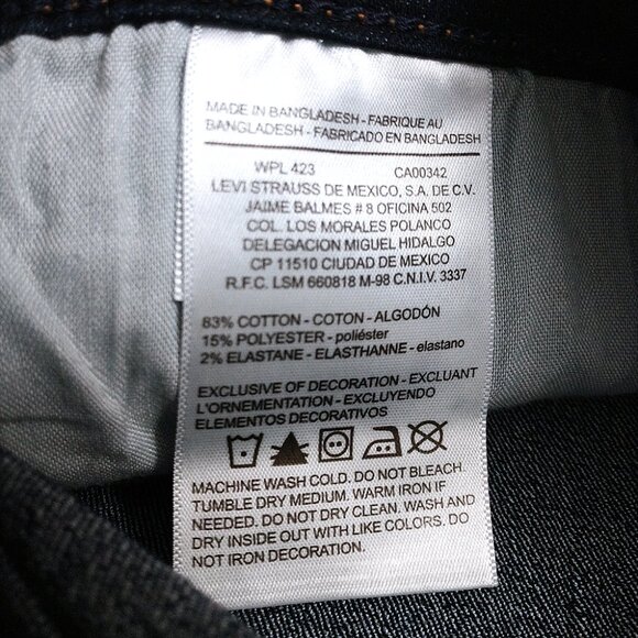 Signature Levi Strauss Gold Women's Mid-Rise Bootcut Jeans Size 14S 32/30 Short - Picture 8 of 8